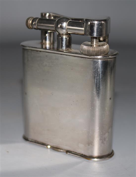 Dunhill plated table lighter